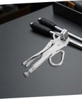 Adjustable Auto Body Sheet Metal Clamp Tool For Welding And Repair Tough As Nails Locking Pliers With Wide Flat Duckbill Design