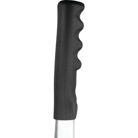 Close-up of black lever-action bucket pump handle for 5-gallon pails (Performance Tool W54232)