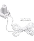 All In One 1 Inch Roller Blind Repair Kit for 25mm Tubes with chain showing 98 inches length