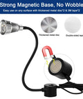 Hella Bright Magnetic Led Work Light Featuring A Slick Flexible Gooseneck Neck showcases strong magnetic base and flexible neck for precision use.