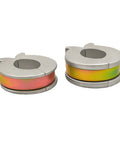 Universal Hydraulic Cylinder Stroke Reducer Clamp Kit for One Eighth Inch to One Half Inch Shafts with Thumb Tabs, two clamps