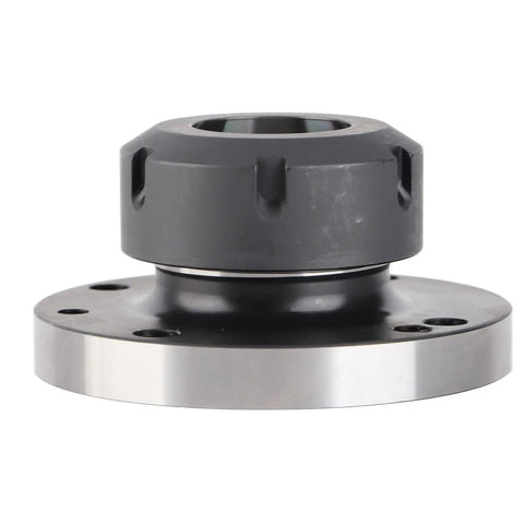 Get This Heavy Duty 40Cr Gavigain ER-40 Collet Chuck With Accurate Design For Lathe And Milling Machine Users. A precision tool holder with a solid black structure.