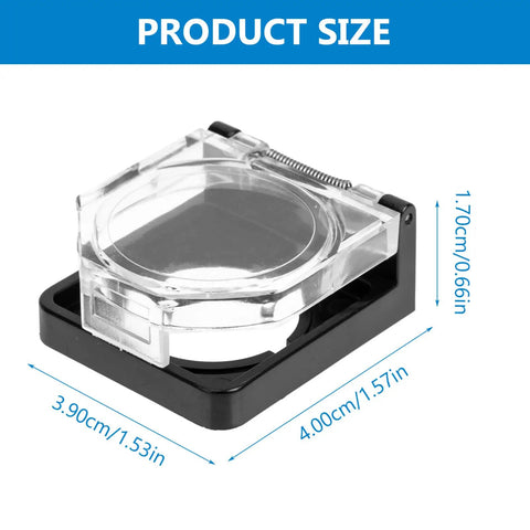 Anti Touch Button Cover With Flip Lid Safety Guard For Industrial Workshop And Hospital Use, Transparent Push Button Protector Size Chart