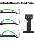 Three level settings of Emoly Back Stretcher Device for Upper And Lower Pain Relief plus Lumbar Support Posture Corrector.