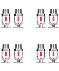 Top Shelf 155F Fire Sprinkler Heads With Heavy Duty Chrome Brass Body For Quick 3/4 Inch Pipe Hookups 8 Piece Kit displayed in a row.