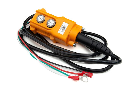 Hydraulic Power Unit Remote Control With Dual Action Buttons And 4 Wire Setup For Easy Up Down Operation Of Dump Trailers Tippers And Trucks 10 Foot Cord Beefed Up Industrial Grade Reliability 251317