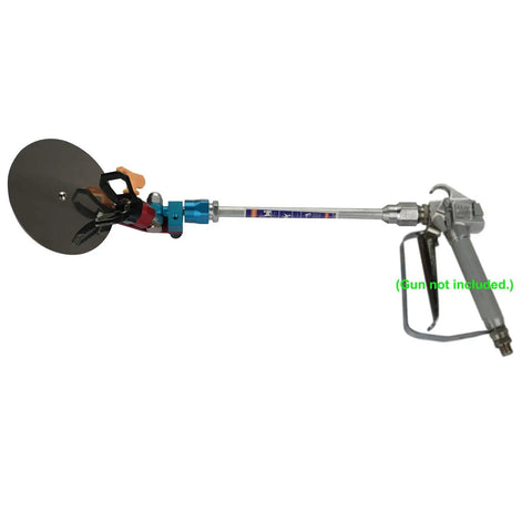 Airless Paint Sprayer Edge Shield Accessory With 517 Tip And 10 Inch Extension Pole For Graco Titan sprayers, steel spray guide.