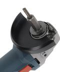 Angle grinder fitted with Fast Mortar Joint Cleaner Tool With 8mm Carbide Cutter For Brick And Masonry, Smooth Full-Depth Joint Cleaning.