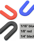 Shop Approved 30 Pcs Auto Lift Leveling Shim Kit Engineered For 2 Post And 4 Post Surface Mount Hoists with red, blue, black discs