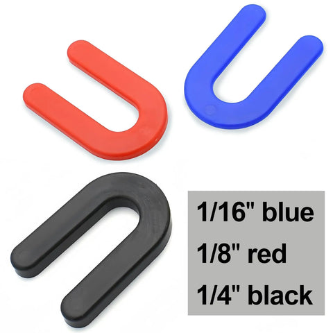 Shop Approved 30 Pcs Auto Lift Leveling Shim Kit Engineered For 2 Post And 4 Post Surface Mount Hoists with red, blue, black discs