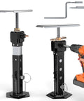 Two Pack RV Slide Out Stabilizer Jacks For Travel Trailers And Campers Adjustable 13 To 24 Inches Heavy Duty Supports