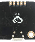 GT U7 GPS Module Two Pack With Plug And Play Setup, circuit board for vehicle tracking, showing connectors and logo.