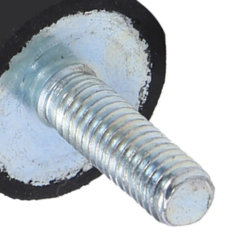 Knock Out The Buzz With These Pro Grade M6 Rubber Isolator Mounts Four Pack showing threaded hook and rubber block design.