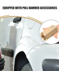 Two Piece Automotive Sheet Metal Forming Pliers And Dent Puller Kit with pull hammer accessories for dent repair