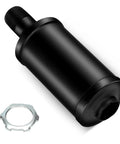 Exhaust Muffler Silencer For Predator 196cc To 420cc Engines And GX Clones with snap ring, black steel