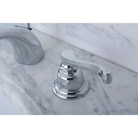 Royale Widespread Mini Bathroom Faucet With Brass Pop Up Drain 4 And A Half Inch Centers Polished Chrome No Drip Washerless Cartridge