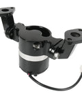 Bulletproof High Flow Electric Water Pump Setup For Big Block Chevy BBC 396 427 454 502, black aluminum mount with hook and wiring.