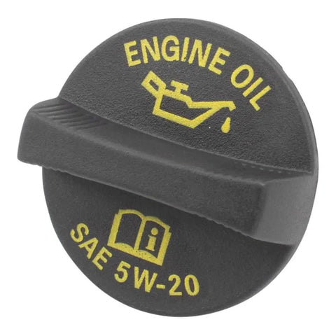 Front view of Engine Oil Fill Cap Direct Fit Fits Jeep Dodge Ram Chrysler Vehicles OE Style 80990 53013775AA Replacement Cap