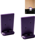 No Fuss Ceiling Smoke Detector Holder Fits Standard Home Alarms Compact Indoor Mount, sturdy purple plastic bracket for easy installation.