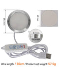 Diameter and thickness of Plug And Play LED Light Kit For 3D Printer Enclosures No Wiring No Soldering Quick Mount With Cable Clips And 3M