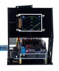 Simulation Ultrasonic Radar Sensor Module DIY Kit With 180 Degree Scanning Arduino IDE Compatible Dope Visual Feedback TFT Display For Real Time Dots Now showing TFT display and sensor module.