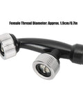 Precision Atomization Garden Sprinkler Nozzle with Female Thread for Lawn Garden, dual plastic and metal connectors visible