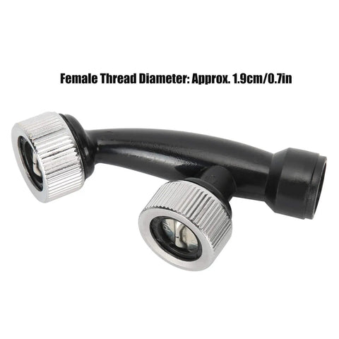 Precision Atomization Garden Sprinkler Nozzle with Female Thread for Lawn Garden, dual plastic and metal connectors visible