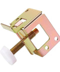 Close-up of part from 8 Pack Adjustable Furniture Feet With Threaded Posts, Heavy Duty Leveling Feet Pads for tables and cabinets.