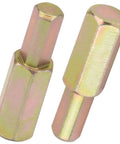 Two Piece Replacement Hex Drive Slick Upgrade For Happijac Camper Screw Jack Systems, golden hex drives for smooth raising.