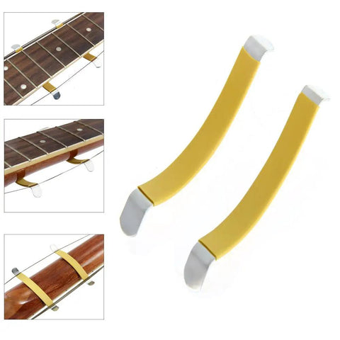 Guitar Repair Tool Kit 6 Piece Professional Luthier Tools Set With fret cutter string spreaders and fingerboard guards.