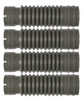 Heavy Duty Four Pack Of Genuine OEM Replacement Fuel Bellows For Chainsaws And Outdoor Power Equipment Direct Swap Built Tough Foolproof Install Hella Reliable Smooth Operation Part 580693002, grey rubber fuel bellows, stacked, durable design.