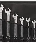 Beefy 11 Piece Combination Wrench Set With Angled Ring Heads 15 Degree Offset Chrome Alloy Steel Chrome Plated in case