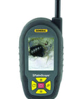 PalmScope Compact Borescope Video Inspection Camera Grey with LCD displaying inspection image, handheld design, drop-proof housing.