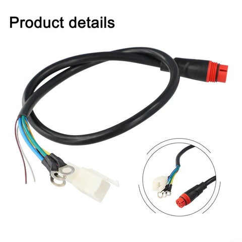 11 Pin E Bike Extension Conversion Cable 1121AM For Bafang 750W 1000W Hub Motor Female Connector Replacement Wire 68cm Long Metal PVC Electric Bicycle Component