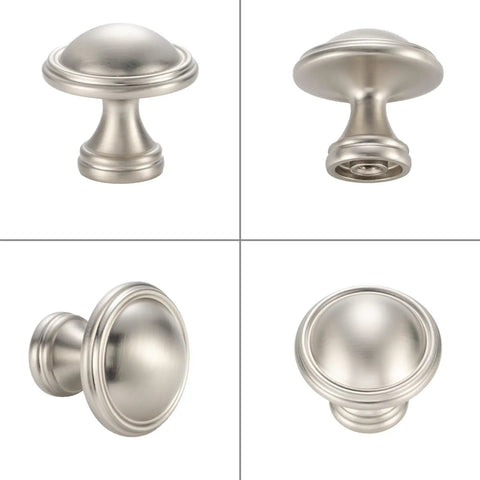 10 Pack One And A Quarter Inch Brushed Gold Cabinet Knobs For Cabinets Drawers Dressers Cupboards Sturdy Solid Metal Hardware Built To Last