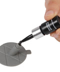 Windshield Crack Repair Kit For Cars With Nano Repair Fluid And Auto Glass Sealant application close-up