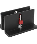 2Pcs Right Angle Spline Clamp Kit Adjustable Dovetail Jig Locator Built Tough Aluminum Alloy Frame for precise woodworking alignment.