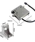 Electromechanical Lock DC 12V Electronic Cabinet Lock With Rotary Latch And Hook IP65 Waterproof Tough As Nails Drawer Lock dimensions