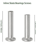 Must Have Inline Skate Wheel Socket Screws Kit 30mm And 35mm Replacement Hardware close-up of two socket screws