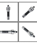 R8 FMB22 Milling Handle 400R 50mm CNC End Milling Cutter for plate cutting, side view and details