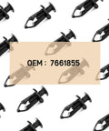 Black 8mm fastener rivets from 150 Piece ATV UTV Body Fastener Rivets Push Pin Kit 8mm Universal Plastic Fender Clips Replacement For Can Am Polaris RZR Ranger.