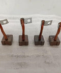High Performance 4 Pack Graphite Carbon Brushes For Electric Forklift Steering Motor Replacement, 9x16x17mm, durable and reliable.
