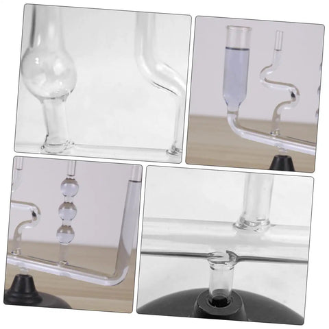 Physics Lab Equipment Mechanics Teaching Kit for Magnetic Science Experiments glass components on a wooden surface