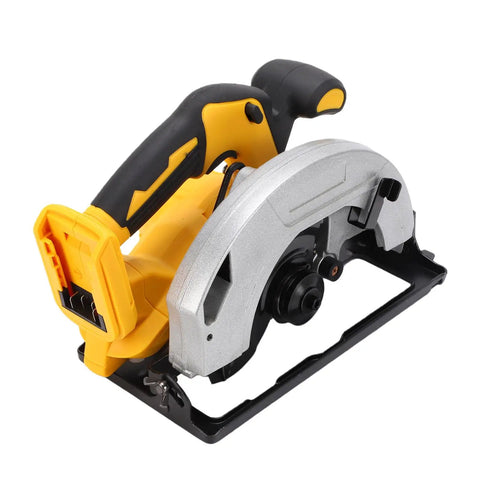 Heavy Duty Cordless Circular Saw With 5300 RPM Brushless Motor And Seven Quarter Inch Blade designed for precision wood cutting.