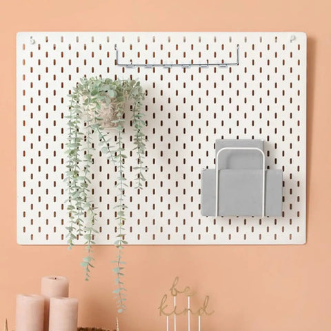 White pegboard with Two Pack Adjustable Iron Storage Hooks Heavy Duty Pegboard Tool Hangers For Garage Workshop Home Office Organization