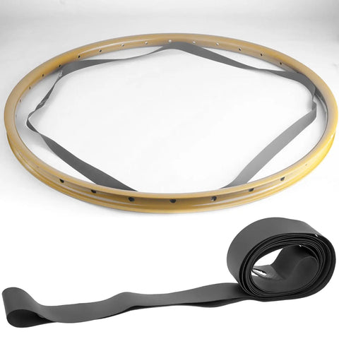 Rim Liner Tape for Bike Rims 20 24 26 27.5 29 700C Lightweight Inner Tube Cushion and Puncture Shield for Road and Mountain Bikes