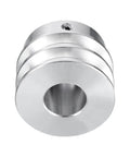 Heavy Duty Double Groove V Type Pulley, Aluminum Alloy Build, 18Mm Bore And 40Mm Outer Diameter, lightweight design.