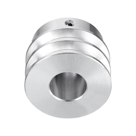 Heavy Duty Double Groove V Type Pulley, Aluminum Alloy Build, 18Mm Bore And 40Mm Outer Diameter, lightweight design.