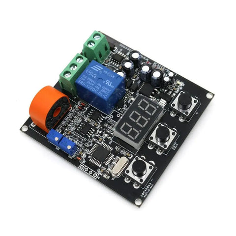 Kickass 50 Amp Electric Current Sensor Module With Sick AC Current Transducer Capabilities And Straight Up DC 24V Switching Output for monitoring circuit.