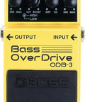 Front view of ODB-3 Bass Overdrive Pedal With Two-Band EQ Dry Overdrive Balance And Gain Control For Four-And-Five-String Basses